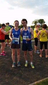 2015-05-26 Orla Timmins & Eoin Callaghan (SOS) winners of ladies & mens races